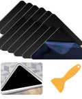 12 Pack Non Slip Rug Grippers For Hardwood Floors Tile Concrete And Marble Triangle Shape With Strong Double Sided Adhesion