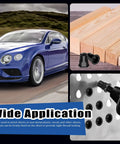 250 Piece Threaded Rivet Nuts Set M3 Through M12 Half Hex Head Black Zinc Plated Carbon Steel Flat Head Rivnuts installation