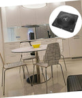 Premium Heavy Duty Adjustable Table Leg Hardware Kit With Beefy Cast Iron Flat Mount Plates shown in modern kitchen setup.
