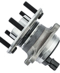 Close-up of Pair Rear Wheel Bearing And Hub Assemblies For Ford Focus 2012 2013 2014 2015 2016 2017 2018 Without Active Park Assist