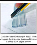 Slick Clear Pvc Piano Hinges For Quarter Inch And Six Millimeter Acrylic Panels With No Sweat Slide Fit Design Keeps Aquarium Lids And Golf Cart Windshields Locked Down Tight 4 Pack with utility knife for trimming.