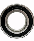 Front view of 6006-2RS deep groove ball bearing 30x55x13mm, double rubber sealed, for machinery and motors.