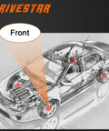 Diagram showing front wheel hub assembly installation for Mazda 3 2005-2013 and Mazda 5 2006-2015, driver and passenger side.