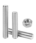 12 Pcs 5/16-18 Fully Threaded Rods And Studs 304 Stainless Steel Right Hand Threads With Nuts Beefy Heavy-Duty Kit In Three Lengths 1.98 In 2.78 In 3.57 In For Indoor Outdoor Use, rods with nut