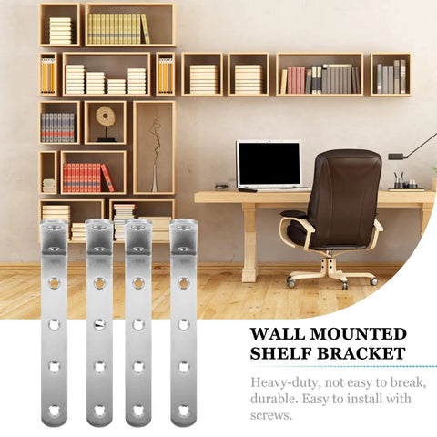 4 Pcs Stainless Steel Corner Brackets With Right Angle Design Countersunk Mounting Holes Beefy Build For Fixing Coffee Tables And Shelves