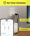 Z Wave Dual Outlet Smart Plug With Independent Sockets, Hub Required, Long Range LR Repeater connected to phone app