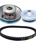 Beefed Up Three Quarter Inch Bore Go Kart CVT Torque Converter Kit With Six Inch Driven Pulley And Asymmetric Drive Includes Five Eighths Inch Driven Clutch Kit And Seven Twenty Five Belt For Go Karts And Mini Bikes