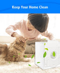 Clean Station Dust Bags For Jet 70 75 90 Series Cordless Vacuums Six Pack Replacement Fits VCA ADB90 Models with child and cat