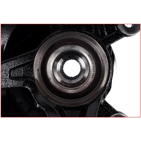 Front Right Steering Knuckle And Wheel Hub Bearing Assembly Replacement For 2007 2008 2009 CRV 2.4L L4 close-up view