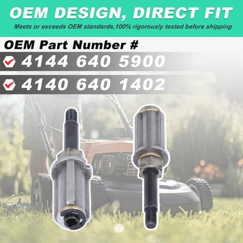 Bearing Housing For Trimmer FS38 FS40 FS45 FS40C FS45C FS45L FS46 FS46C FS50 FS50C FSE60 FSE71 FSE81 Replacement OEM Parts 4144 640 5900 4140 640 1402 Metal Construction Durable Easy Install Fits Many Models, front and side view