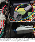 2 Pin Deutsch DT Connector Kit, 10 Sets, Waterproof Automotive Wire Connectors For Car RV Truck Wiring 22-16AWG
