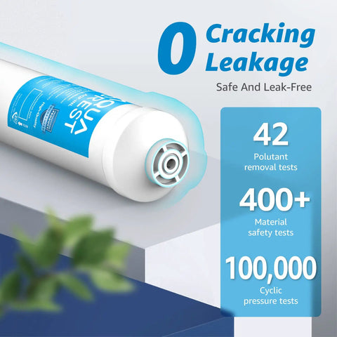 Go-To Inline Water Filter For Ice Makers And Refrigerators With 1/4-Inch Direct Connect Fittings, 5 Year Lifespan, durability stats