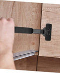 Soft Close Concealed Cabinet Hinges For Kitchen And Bathroom Cabinets With Quiet Damping, Smooth Closing Action, Easy To Install, Versatile Cabinet Door Hardware By LIFKICH installed on wood cabinet