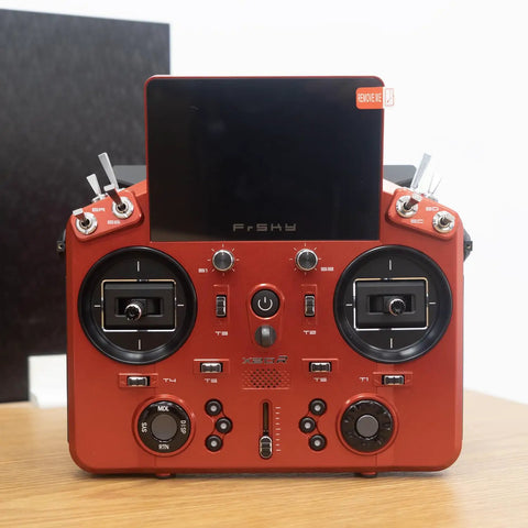 Front view of Tandem X20R Dual Band Transmitter With 2.4Ghz And 900Mhz Long Range RF Link Telemetry TD ISRM Module 24 Channel