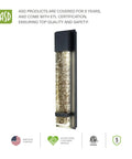 Bubble Glass Outdoor LED Wall Light 13 Inch Dusk to Dawn Sconce Dope Look, with black finish and bubble design.