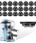 Self Adhesive Appliance Sliders 24 Pack Heavy Duty Furniture Movers For Kitchen Counter And Mini Appliances Easy Peel And Stick Roller Pads Slide With Zero Sweat with espresso machine