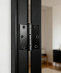 Beefy 3 Inch Door Hinges 24 Pack Black Square Hinge Set With Soft Close Cushion For Interior And Exterior Doors Rust Resistant Metal 3 X 3 Inches 6 Hole Hardware For Hollow Core And Solid Doors Quiet And Durable