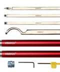 Coated Replacement Wood Turning Carbide Tip Set For VINWOX 3 And 4 Piece Tool Sets, 10 Pack With Two Finisher Inserts Each Large