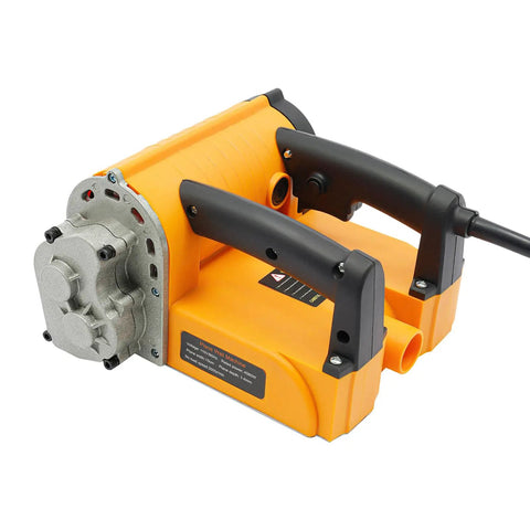 Heavy Duty Electric Wall Scraper Kicks Off Thick Paint And Putty With A Beefy 4580W Motor And Wide 5 9 Inch Blade, close-up view.