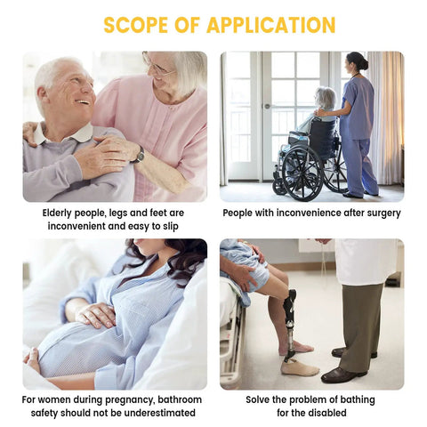 Scope of application for Heavy Duty Foldable Toilet Grab Bar With Flip Up Bathroom Safety Rail Non Slip Shower Support Handle.