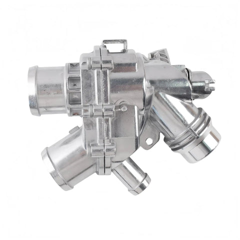 Heavy Duty Aluminum Coolant Water Pipe System Kit For Jaguar F Type F Pace Xf Xe Xj Land Rover Discovery Range Rover Premium part, silver finish.