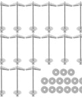 Heavy Duty Toggle Bolts And Wing Nuts Wall Anchor Kit For Hollow Walls And Ceilings, Carbon Steel 15 Sets, shown in full