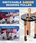 55 In 1 Bearing Puller Kit With Inner Hole Three Jaw Puller For Cars Motorcycles And Agricultural Machinery in use