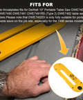 Zero Hassle Dado Throat Plate Replacement For 10 Inch Table Saw Heavy Duty Steel Insert on portable table saw with blade.