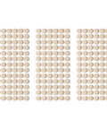 3/8 Inch Round Beige Felt Pads For Cabinets And Furniture Self Adhesive Floor Protectors in a 234-piece set on white background