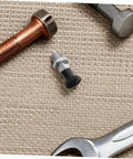 Heavy Duty Stainless Steel Indexing Plunger Pin Packs A Quick Reset Spring Knob on a textured surface with tools.