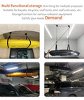 Heavy Duty Ceiling Hoist System For Garage Storage With Aluminum Construction, 125 Lb Capacity Overhead Lift for kayaks and cargo boxes