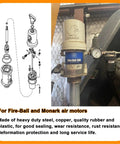Air Motor Repair Kit 238286 Replacement for 5 to 1 Fire Ball 300 Pumps shown with installation diagram and pump image