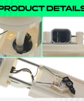 Heavy Duty Electric Fuel Pump Assembly With Sending Unit Direct Bolt On Replacement For Cadillac Deville Eldorado Seville V8 4.6L 4.9L 1994 1995 1996, detailed internal view.
