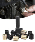 Premium Carbon Steel Thread Repair Kit For M14x1.25 And M16x1.25 Restores Damaged Bolts With Tough Tools Portable Design That Makes Fixing Stripped Threads No Big Deal For Your Garage Or Roadside Jobs. carbon steel tap and inserts repairing spark plug threads in engine head