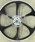 Disc Brake Rotor 160mm With Adapter And 28T Sprocket Kit For Gas Powered Bicycle Engines 48cc 66cc 80cc YD100 6061 Aluminum