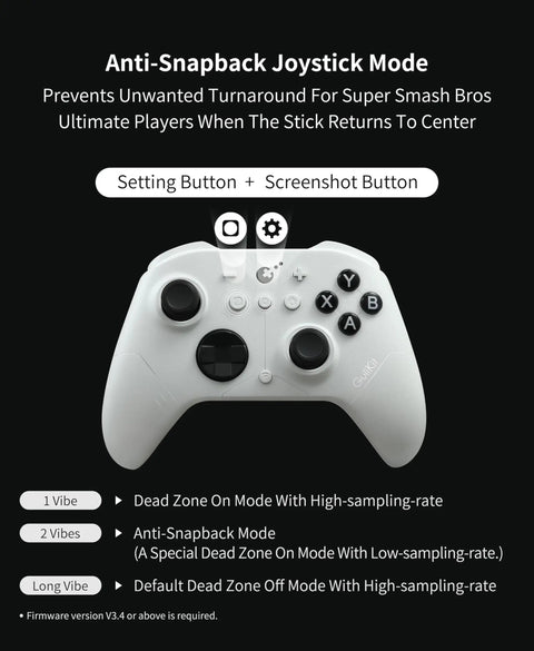 Wireless PC Controller With 3.25ms Latency And TMR Joysticks, Cross Platform Play Across PC Switch Steam Deck ROG Ally Android iOS