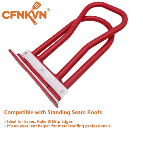 Red Roof Eaves Seam Bender And Drip Edge Folding Tool for 90 to 180 Degree metal roof edge hemming and standing seam roofs
