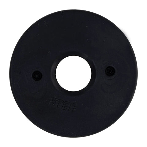 Black polypropylene deck roller for Simplicity Snapper AGCO Sovereign Javelin Broadmoor 2316H 1616 1616H 1668513SM 9 Pack top view