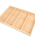 Snag This Sleek Wooden Jewelry Organizer Tray With Four Roomy Slots For Keeping Your Daily Bling Neatly Arranged On Any Bedroom Dresser Or Home Vanity Table.