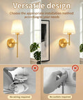 No Strings Attached Battery Wall Sconces Set Of Two Rechargeable Wireless Indoor Lights Cordless Modern design for easy installation.