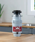 High Speed Garbage Disposal for Kitchen Sink With Power Cord, Compact One Third HP 1900 RPM Waste Disposer on kitchen counter