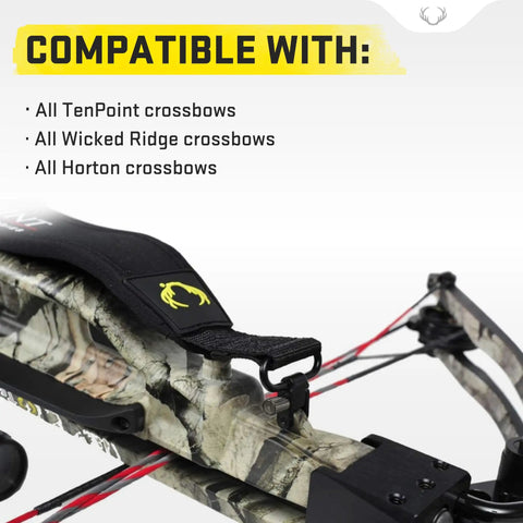 Neoprene Crossbow Sling With 1.25 Inch Adjustable Shoulder Strap And Thumb Loop Non Slip Grip on crossbow compatibility chart