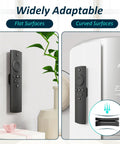 Six Pack Magnetic Remote Holder Wall Mount With Self Adhesive Silicone Wrap Dual N52 Magnets on flat and curved surfaces