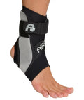 Mild Support Ankle Brace with Dual Side Stabilizers at 60 Degree Guard for sprain prevention, breathable comfort sleeve, slip-on fit.