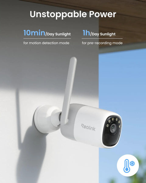 Top Shelf 2K Wireless Outdoor Security Camera Equipped With Badass Solar Power And Massive Battery Reserve Plus 10 Second Pre Recording For Legit Motion Triggers And Slick Night Vision Clarity mounted on wall.