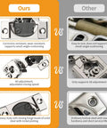 Ten Pack Concealed Cabinet Hinges One And One Quarter Inch 4D Overlay Soft Close For Face Frame Doors Satin Nickel Finish 105 Degree Open Angle Self Closing Stainless Steel, 4D adjustable concealed hinge