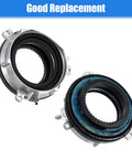 Heavy Duty Pair Of Front Automatic Locking Hub Actuator Assembly For Ford F150 Expedition Mark Lt showing two leak-proof actuators.