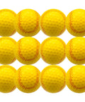 Yellow Softball Print Novelty Golf Balls 12 Pack For Players And Coaches And Sports Fans Perfect Gift For Tournaments And League Play Stand Out On The Course With 360 Degree Softball Design, displayed in a 4x3 grid