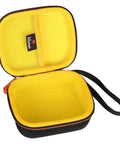 Mchoi Hard Carrying Case Fits for PREXISO 2-in-1 Laser Tape Measure,Digital Distance Meter, EVA Portable Storage Case Shockproof, Case Only, yellow interior.