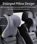 Upgrade Your Mini John Cooper Works Electric For 2025 And 2026 With This Super Comfy Headrest And Lumbar Support Cushion Set featuring enlarged pillow design for head and neck support.
